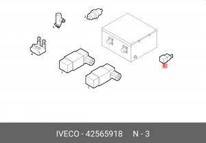 42565918 Реле 42565918 IVECO