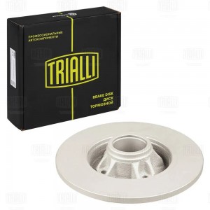 Диск торм. Peugeot 308 (07-)/Citroen Berlingo (08-) задн. d=268 (окраш.) (DF 270 DF270209 TRIALLI