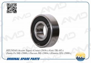 Подшипник генератора HYUNDAI Accent Tagaz, Creta, 2016-, Getz TB, 02-, Santa Fe  AMD.EL336 AMD