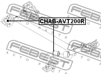 Сайлентблок CHAB-AVT200R CHAB-AVT200R FEBEST