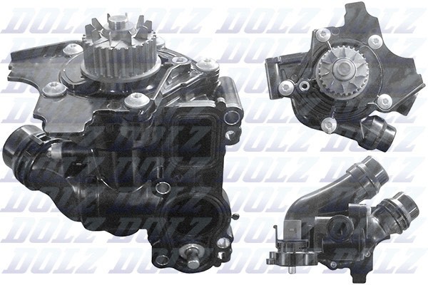 AUDI A3 [8PA] (2004- 2013) В СБОРЕ С КОРПУСОМ И ТЕРМОСТАТОМ A244 DOLZ