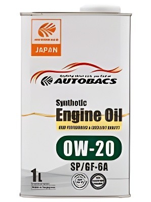 Масло моторное AUTOBACS ENGINE OIL 0W-20 SP GF-6A 1л A00032423 A00032423 AUTOBACS