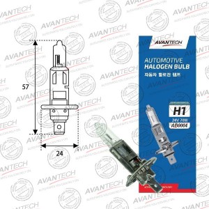 Лампа головного света Avantech H1 24V 70W AB0004 AVANTECH