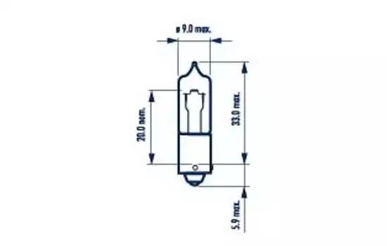 Лампа для фар 24V,H21W, BAY9s,стояночные огни и поворотыVolvo FH12 68196 NARVA