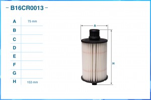 Фильтр масляный элемент B16CR0013 B16CR0013 CWORKS