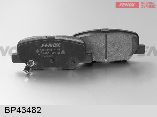 BP43482 колодки дисковые задние ! с антискр. пластинами\ Mazda 6, Mitsubishi Out BP43482 FENOX