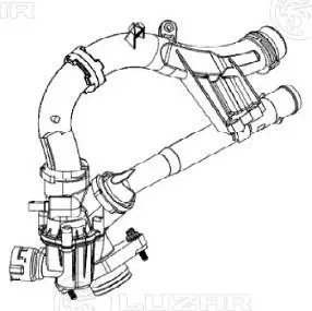 Термостат для а м Mercedes-Benz C (W205) (14-) E (W213) (16-) [M274] (с корп.изо LT 1525 LUZAR