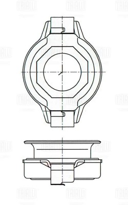 Муфта выключения сцепления механическая CT 1412 TRIALLI