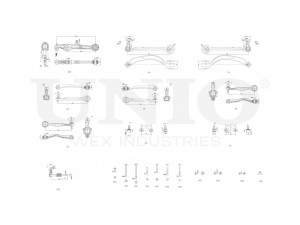 К-т деталей подвески передний SSP-40185 UNIO