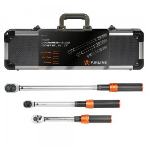 Ключ динамометрический 1/2" 60-330 Нм, 1/4" 5-25 Нм, 3/82" 20-120 Нм предельный  ATBN050 AIRLINE
