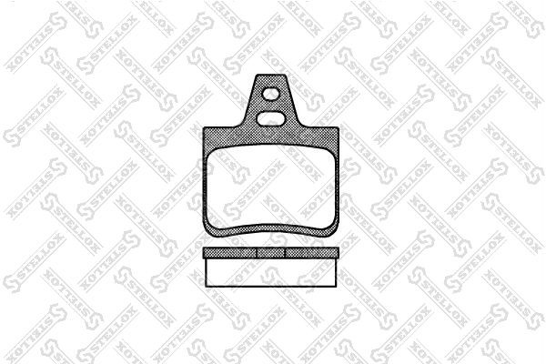 102 10=571363B=221932 !колодки дисковые з.\ Citroen Xantia 1.6-2.0HDi 93> 113-010-SX STELLOX