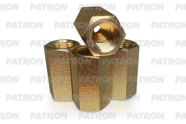 Переходник тормозных трубок (М10х1-М10х1) PATRON PHL5600121 PATRON