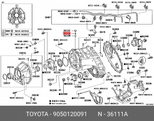 пружина 90501-20091 TOYOTA
