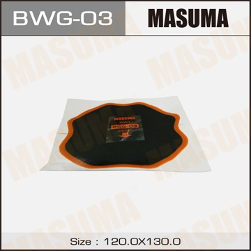Заплатка для боковых порезов d=130мм кордовая 2 слоя MASUMA BWG03 MASUMA
