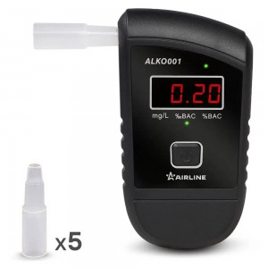 Алкотестер цифровой до 1.99 промилле LCD дисплей, звуковой сигнализатор AIRLINE ALKO001 AIRLINE