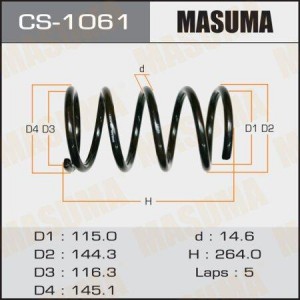 пружина зад.!\ Toyota RAV 4 1.8VVTi 00> CS-1061 MASUMA