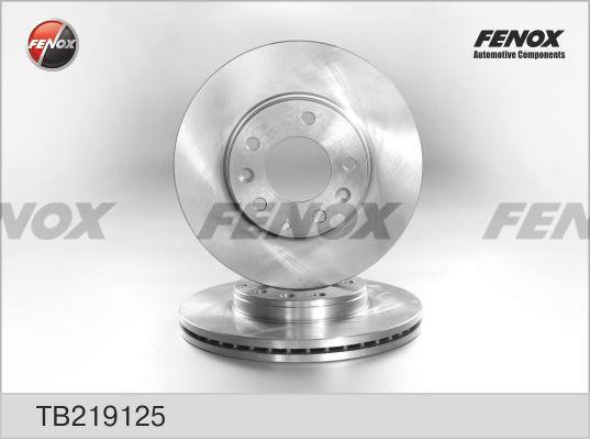 Диск тормозной Mazda 6 02-  2шт TB219125 FENOX