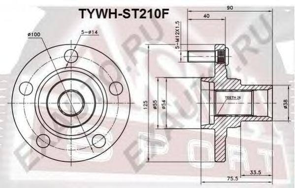 СТУПИЦА 12 TYWHST210F TYWH-ST210F ASVA