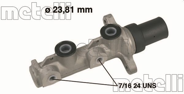 ГЛАВНЫЙ ТОРМОЗНОЙ ЦИЛИНДР METELLI 050582 METELLI