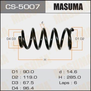пружина задняя!\ Honda CR-V 2.0 01> CS-5007 MASUMA
