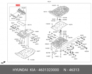 Клапан электромагнитный HYUNDAI Solaris (10-17) KIA Rio (11-17) АКПП OE 4631323000 HYUNDAI KIA