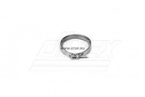 Хомут (оригинал рифленый) FH12 усиленный «Premium», D 127mm/5" (Нерж), V-образны 80918 DINEX