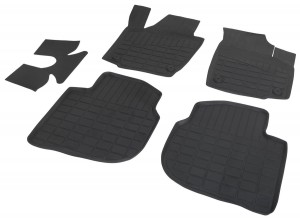 коврики салона!литьевые резина 5 шт.\Skoda Rapid I, II LB 12-20 20>, VW Polo VI  65102001 RIVAL