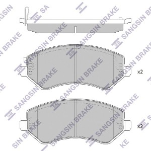 Колодки тормозные CHRYSLER Voyager дисковые передние (4шт.) SANGSIN SP4170 SANGSIN
