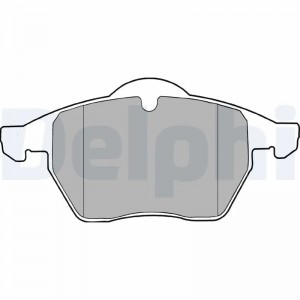 LP1407 колодки дисковые п.\ Audi A4, VW Passat 95-00 LP1407 DELPHI