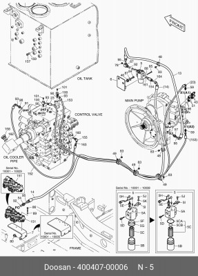 400407-00006 Фильтр пилотный в сборе 400407-00006 DOOSAN