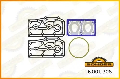 Ремкомплект компрессора wabco 9125180040 DAF XF105 прокладки 160011306 SONDER