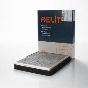Фильтр салона для а/м ВАЗ 2170 Приора (с кондиционером Panasonic) (угольный) "RE RSC6005 RELIT
