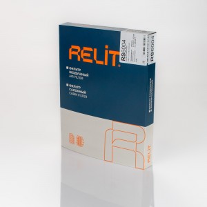 Фильтр салона для а/м ВАЗ 2170 Приора (с кондиционером HALLA) "RELIT" RS6004 RELIT