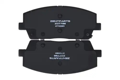 колодки тор. диск. перед. с антиск. пл.! (P30116)\ Hyundai Santa Fe 2.0D/2.2D 18 Z07798 ZENTPARTS
