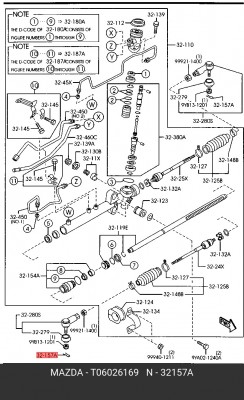 Шплинт T06026169 T06026169 MAZDA