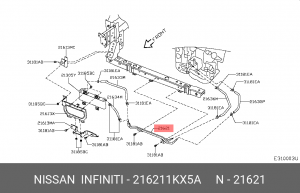 NISSAN JUKE (F15) (2011>) АКПП 21621-1KX5A NISSAN