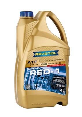 Масло трансмиссионное RAVENOL ATF RED-1 для 5 ст.АКПП A5SR1/A5SR2 синт.4л 1211117-004-01-999 RAVENOL