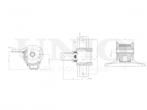 Опора двигателя правая RMP-15074 UNIO