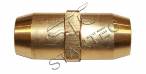 Соединитель трубки ПВХ,полиамид d=12х1.5мм прямой латунь STARTEC INF.11.12 STARTEC