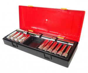 Набор головок торцевых 1/2" 6-ти гранных 10-32мм глубоких 14 предметов в кейсе J JTC-K4141 JTC TOOLS