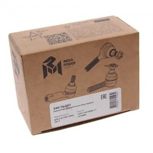 Наконечник рулевой тяги ГАЗ-3302,2217 в сборе правый MEGAPOWER 34016002 MEGA POWER