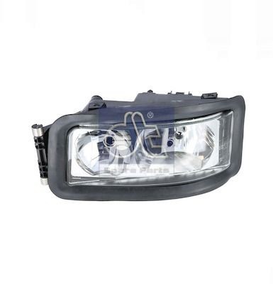 Фара головная левая TGA '00-'07 manual height control / w/o bulbs 331005 DIESEL TECHNIC