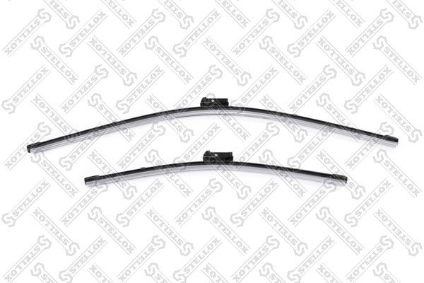 щетки к-т бкаркас, push button-str (под кнопку) 60024''+40016''_ Audi A1, VW Pol 201-665-SX STELLOX