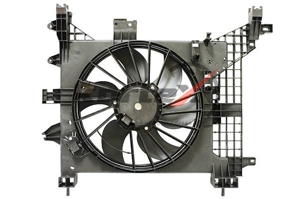 Вентилятор радиатора Renault Duster (10-) AC+ (LFK 0951) с кожухом KFD069 KFD069 KORTEX