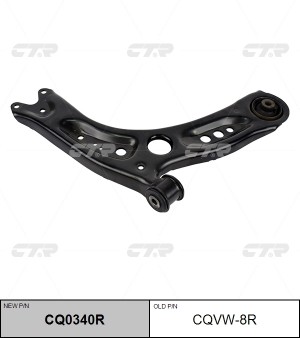 Рычаг подвески VOLKSWAGEN Golf 2012 ~ / T-Roc 2017 ~ SKODA Octavia / Leon 2012 ~ CQ0340R CTR