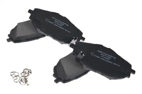 колодки тор. диск. перед.! с антиск. пл. (P83150) Toyota Corolla 1.3/1.4/1.6/1.8 Z07733 ZENTPARTS