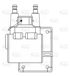 Катушка зажигания для а/м Renault Megane (95-) 1.6i/Volvo S40 (95-) 1.8i (SC 090 SC 0908 START VOLT