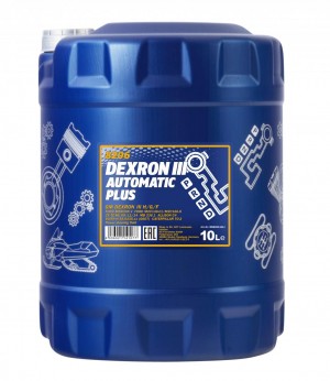 8206 MANNOL DEXRON III AUTOMATIC PLUS 10 л. Синтетическое трансмиссионное масло MN8206-10 MANNOL