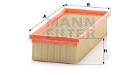 Фильтр воздушный C2584 C2584 MANN FILTER