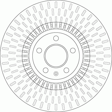 Диск тормозной передний AUDI A6 (C7) DF6216 DF6216 TRW